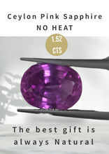 1.524 Cts Natural Ceylon Pink Sapphire NO HEAT
