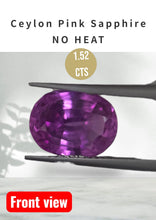 1.524 Cts Natural Ceylon Pink Sapphire NO HEAT