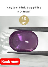1.524 Cts Natural Ceylon Pink Sapphire NO HEAT