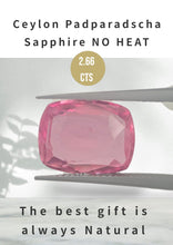 2.661 Cts Natural Ceylon Padparadscha Sapphire NO HEAT